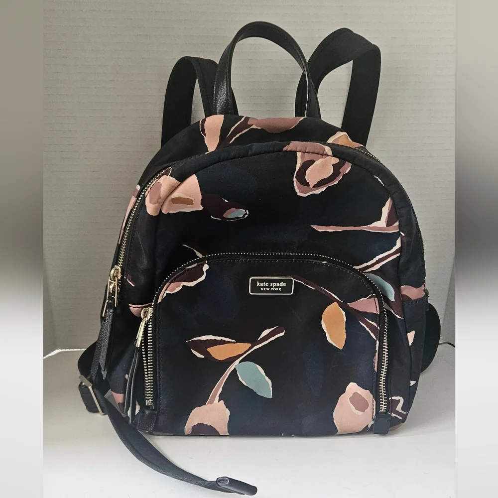 Kate‎ Spade Dawn Paper Rose Medium Nylon Backpack